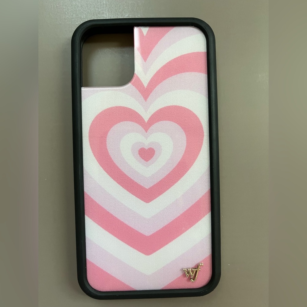 Pink heart Wildflower Case for IPhone 11